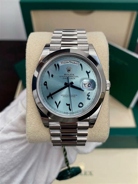 rolex arabic dial chronometer.